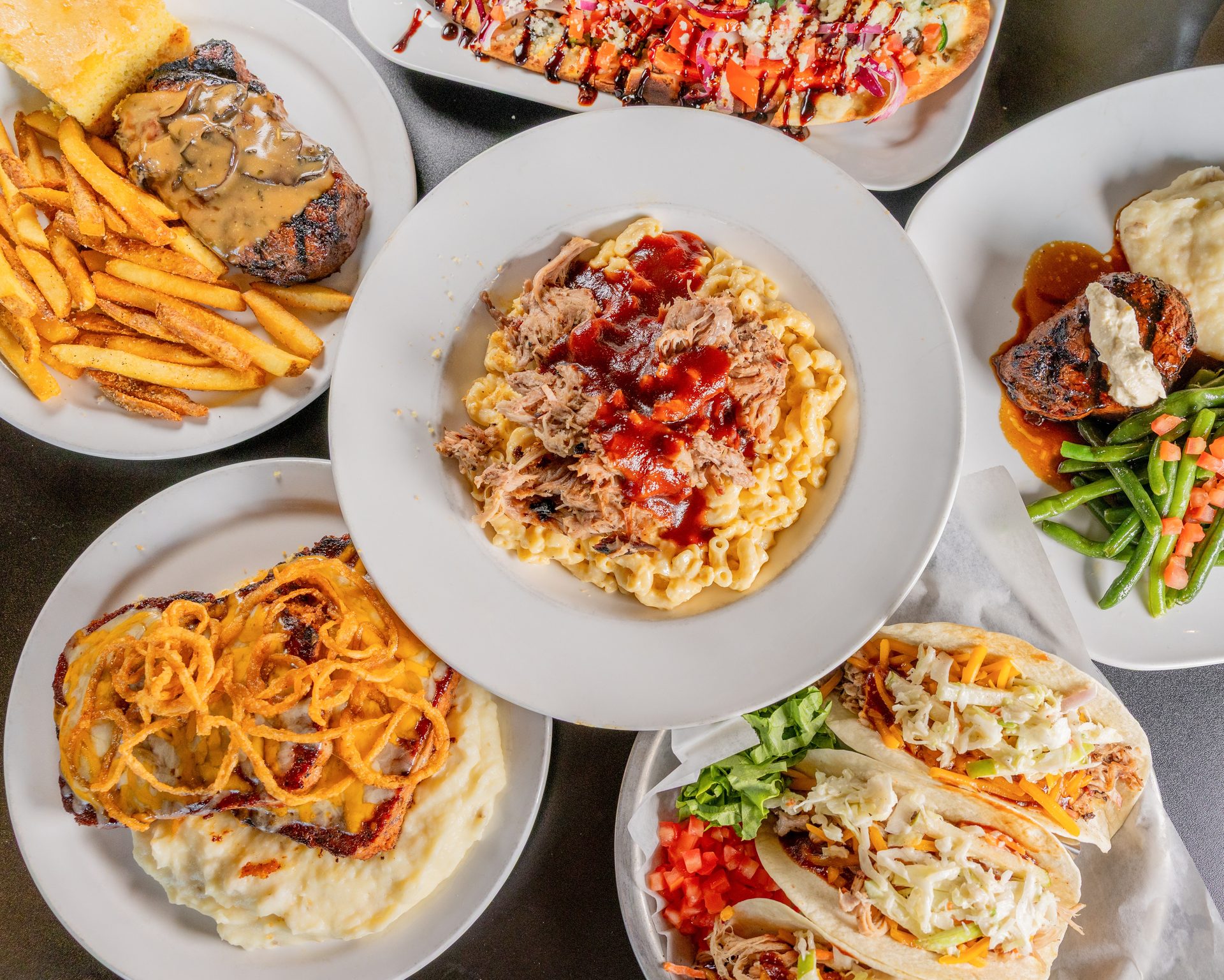 The food goes beyond bar fare