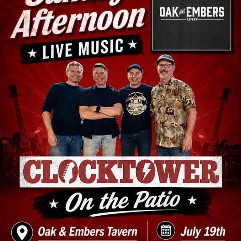 Sunday Funday: Clocktower LIVE on the Patio
