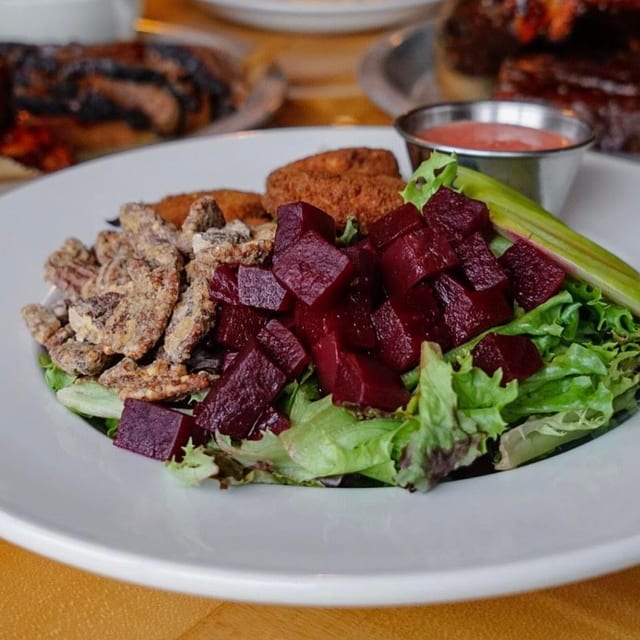 Fried Goat Cheese & Beet Salad.