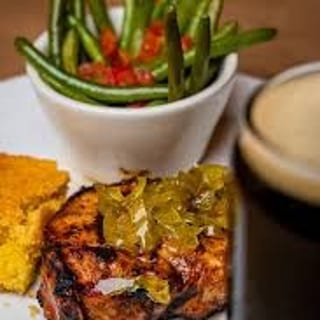 Grilled Bone in Pork Chop