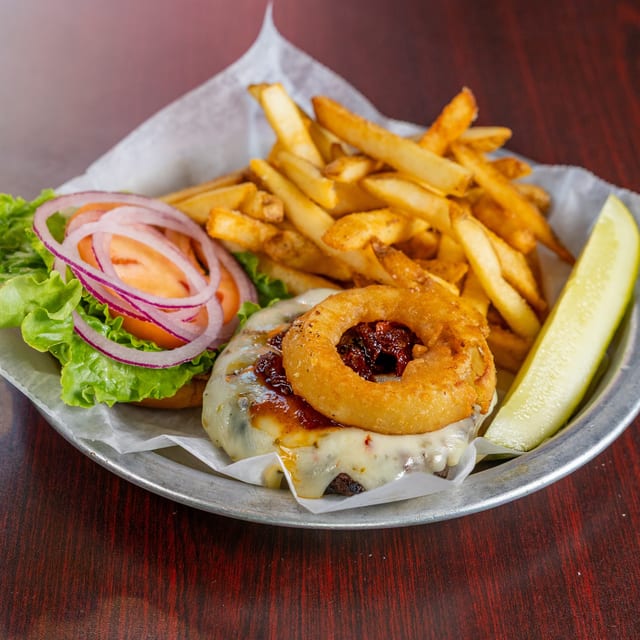 Embers Burger.
